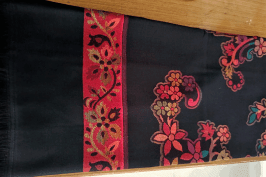 Fancy Black Shawl
